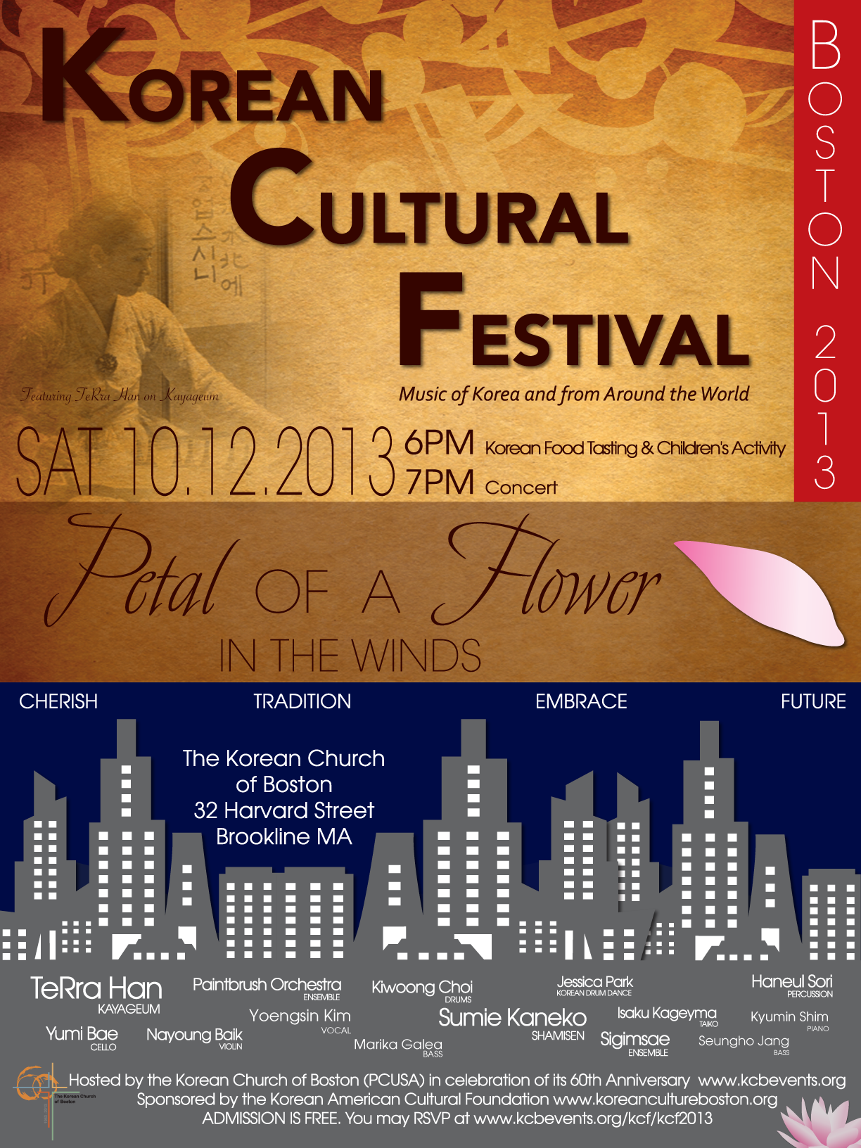 Poster for the Korean Cultural Festival 2013